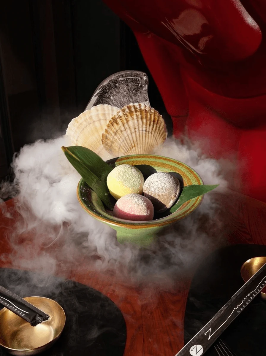 Mochi — a dessert from the menu