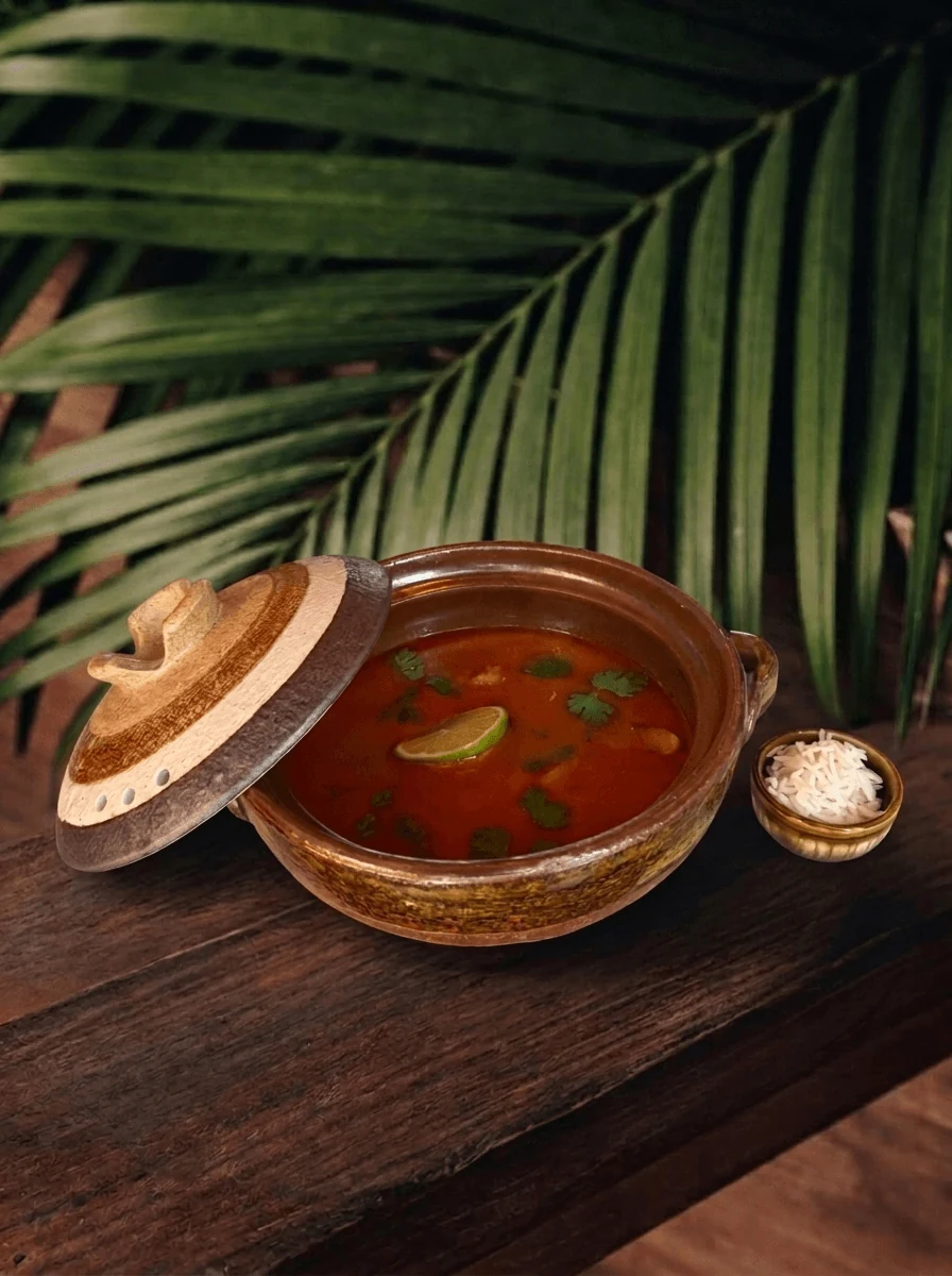 Tom Yum — one of the three soups on the menu